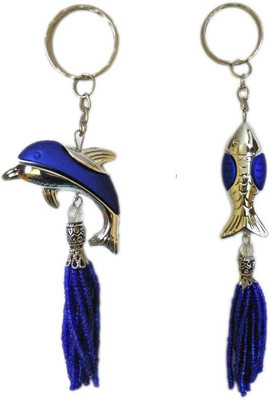 MM Set of 2 Fashionable Blue Keychain 1 Dolphin and 1 Fish Premium Charm Pendant Key Chain Key Chain
MM Set of 2 Fashionable Blue Keychain 1 Dolphin and 1 Fish Premium Charm Pendant Key Chain Key Chain