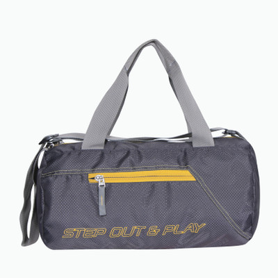 Nivia NEW ROUND BAG JR Gym(Grey, Kit Bag, Dark grey