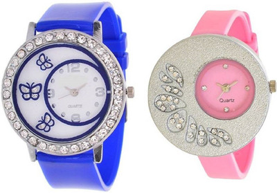 Talgo New Arrival Festive Season Special TG312BU330PK 312 Blue Colour Butterfly Round Dial Rubber Strap And 330 Pink Colour Silver Case Dial And Pink Dial Rubber Strap (Combo of 2) TG312BU330PK Watch - For Girls
Talgo New Arrival Festive Season Special TG312BU330PK 312 Blue Colour Butterfly Round Dial Rubber Strap And 330 Pink Colour Silver Case Dial And Pink Dial Rubber Strap (Combo of 2) TG312BU330PK Watch - For Girls
