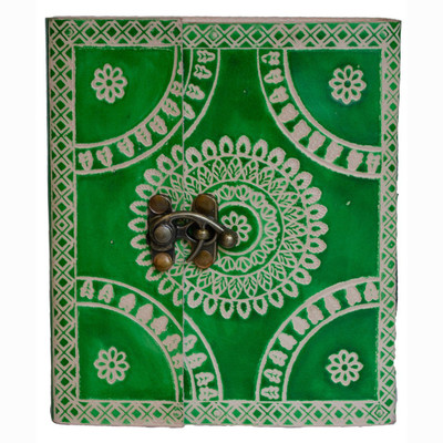 The Artists Creation Mini Diary(Recycled handmade, Green)