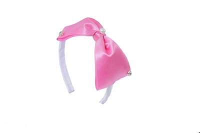 aarushi creations big bow Head Band(Pink)