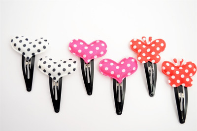 Pretty Ponytails Polka Dot Heart Butterfly Hair Clip Black Pink Red White Gift Set of 6 Hair Clips | Must Have | Baby Shower Gift | Valentine Gift | Gift for her | Polka Dot Tic Tac Clip(Multicolor)
Pretty Ponytails Polka Dot Heart Butterfly Hair Clip Black Pink Red White Gift Set of 6 Hair Clips | Must Have | Baby Shower Gift | Valentine Gift | Gift for her | Polka Dot Tic Tac Clip(Multicolor)