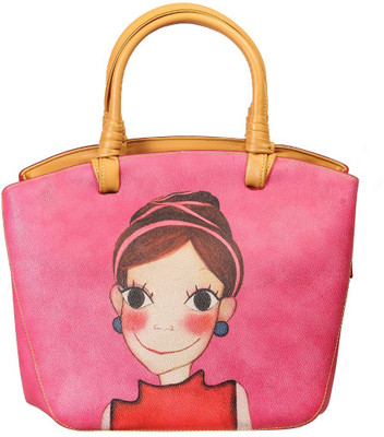 Louise Belgium Hand-held Bag(Pink)