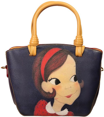 Louise Belgium Hand-held Bag(Blue)