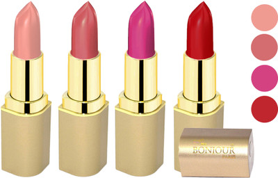 Nailbow Bonjour Paris Soft Creame Matte Lipstick(Light Nude-Nude-Purple-Dark Red, 16.8 g)
Nailbow Bonjour Paris Soft Creame Matte Lipstick(Light Nude-Nude-Purple-Dark Red, 16.8 g)