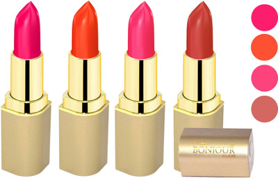 Nailbow Bonjour Paris Soft Creame Matte Lipstick(Hot Pink-Dark Orange-Pink-Orange, 16.8 g)
Nailbow Bonjour Paris Soft Creame Matte Lipstick(Hot Pink-Dark Orange-Pink-Orange, 16.8 g)