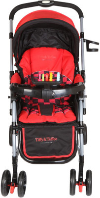 Tiffy & Toffee 3 In 1 Baby Stroller Pram Stroller(3, Red & Black)