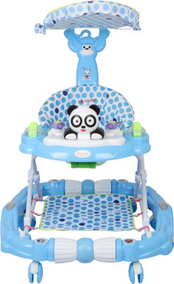 Tiffy & Toffee Musical Walker & Rocker With Parent Rod(Blue)