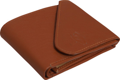 SAMTROH Men Tan Artificial Leather Wallet(5 Card Slots)