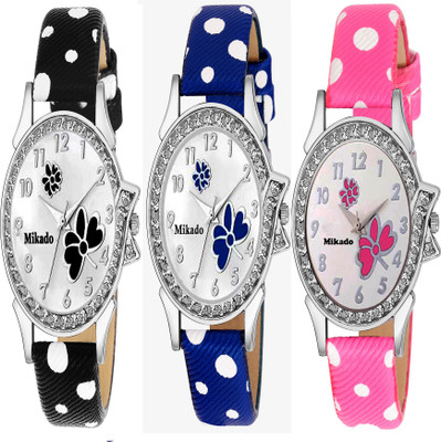 Mikado Stylish and Exclusive Flipkart women Analog watches combo for women and girls Watch - For Women
Mikado Stylish and Exclusive Flipkart women Analog watches combo for women and girls Watch - For Women