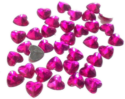 GOELX Kundan Stones Heart Shaped for Crafts, Jewelry Making, Decorations etc. Pack Of 200 Stones - Pink
GOELX Kundan Stones Heart Shaped for Crafts, Jewelry Making, Decorations etc. Pack Of 200 Stones - Pink