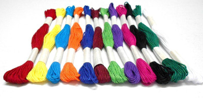 GOELX Skein Embroidery Thread Floss/ Jewelry Making Craft Thread Pack Of 25 Skeins - Multi
GOELX Skein Embroidery Thread Floss/ Jewelry Making Craft Thread Pack Of 25 Skeins - Multi