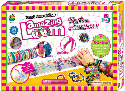 GRAPPLE DEALS Amazing Loom Fashion Accessories Easy Way For Learning Weaving And Such Activities For Kids.
GRAPPLE DEALS Amazing Loom Fashion Accessories Easy Way For Learning Weaving And Such Activities For Kids.