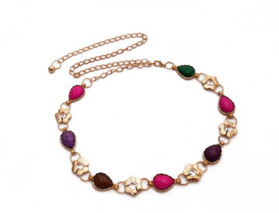 Vritraz Women Casual, Party Gold Metal Belt