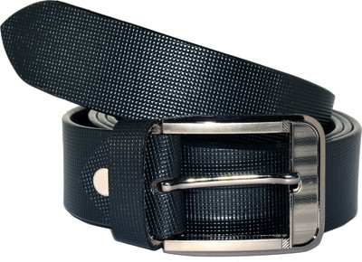 LOOPA Men Formal Black Artificial Leather Belt