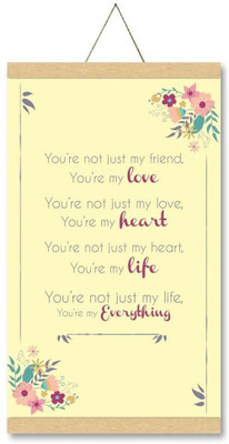 Giftsmate Valentines Gifts You Are My Everything Love Scroll Greeting Card for Boyfriend Greeting Card(Light Yellow, Pack of 1)
Giftsmate Valentines Gifts You Are My Everything Love Scroll Greeting Card for Boyfriend Greeting Card(Light Yellow, Pack of 1)
