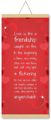 Giftsmate Valentines Day Gifts Love Is Like A Friendship Scroll Greeting Card for Girlfriend Greeting Card(Red, Pack of 1)
Giftsmate Valentines Day Gifts Love Is Like A Friendship Scroll Greeting Card for Girlfriend Greeting Card(Red, Pack of 1)
