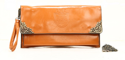 Liza Casual Brown Clutch
