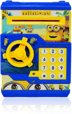 MS Enterprises Minions Piggy Bank Money Saver with security code for kids Coin Bank(Multicolor)
MS Enterprises Minions Piggy Bank Money Saver with security code for kids Coin Bank(Multicolor)