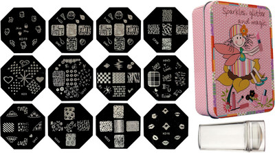 Lifestyle-You Nail Art Stamping Kit With 12 Image plates, Silicone Stamper & Scraper(Set of 14)
Lifestyle-You Nail Art Stamping Kit With 12 Image plates, Silicone Stamper & Scraper(Set of 14)