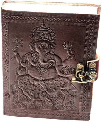 The Leather Bags House A5 Diary(Handcrafted, Chocolate Brown)