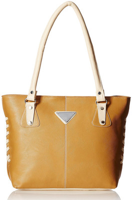 Aisna Shoulder Bag(Beige, White)
