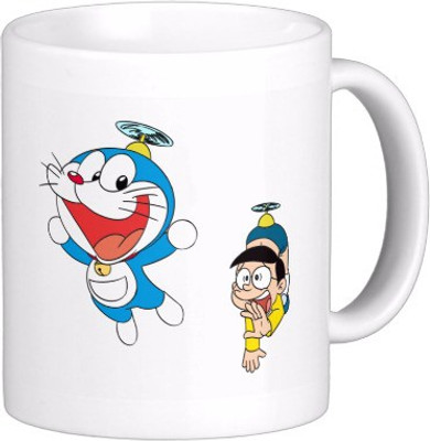 Exoctic Silver Doraemon N Friends Series Xyz008 Ceramic Mug(300 ml)