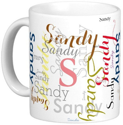Exoctic Silver SANDY X06 Ceramic Mug(330 ml), Multicolor