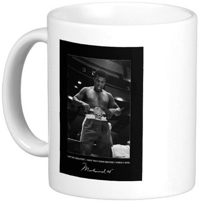 Exoctic Silver Mohamad Ali Quotes 29 Ceramic Mug(300 ml), Multicolor
Exoctic Silver Mohamad Ali Quotes 29 Ceramic Mug(300 ml), Multicolor