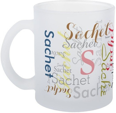 Exoctic Silver Sachet Ceramic Mug(330 ml), Multicolor