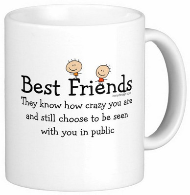 Exoctic Silver Friend Friendship Dosti Yaari Series 006 Ceramic Mug(300 ml), Multicolor
Exoctic Silver Friend Friendship Dosti Yaari Series 006 Ceramic Mug(300 ml), Multicolor