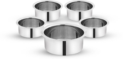 Pigeon Triply Tope Set Pot 1 L(Steel, Induction Bottom)