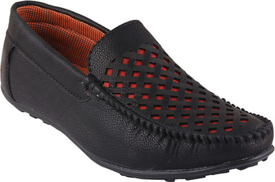Go India Store Loafers For Men(Black