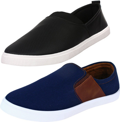 Aero 02 Pair Combo Canvas Slip On Sneakers For Men(Blue, Brown, Black, Nblue::brown::black
Aero 02 Pair Combo Canvas Slip On Sneakers For Men(Blue, Brown, Black, Nblue::brown::black