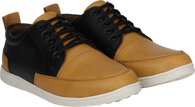 Knight Ace Dark Casuals For Men(Black, Tan, Camel::black