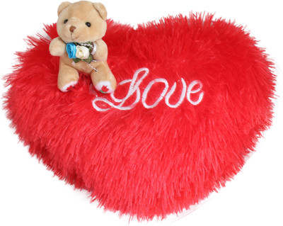 Tickles Romantic Teddy sitting on Love heart Special Valentine Day gift - 30 cm(Red)
Tickles Romantic Teddy sitting on Love heart Special Valentine Day gift - 30 cm(Red)