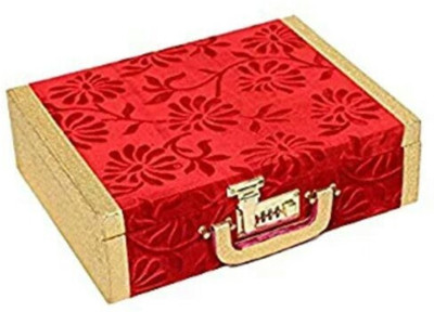 Haryana Craft Bangle Box Three Roll With Lock in Hard Board (L*H*W)-10*4*13 Inches Bangles Box Vanity Box(Golden)
Haryana Craft Bangle Box Three Roll With Lock in Hard Board (L*H*W)-10*4*13 Inches Bangles Box Vanity Box(Golden)