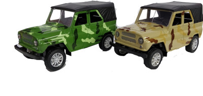 Emob Military Printed Jeep Model Pull Back Car Action 1:32 Scale Diecast Car Pack 2 Best Gift Toy With Light & Sound(Green, Brown), Brown;green
Emob Military Printed Jeep Model Pull Back Car Action 1:32 Scale Diecast Car Pack 2 Best Gift Toy With Light & Sound(Green, Brown), Brown;green