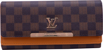 ADORSY Women Brown Artificial Leather Wallet(6 Card Slots), Tan