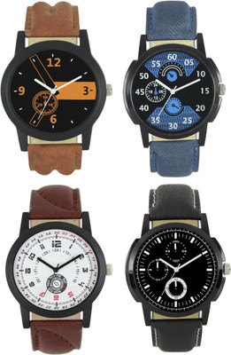 SVM Om Designer Analogue Black Dial Men's & Boy's Watch Leather Strap -(Combo Pack of 4) Watch - For Men
SVM Om Designer Analogue Black Dial Men's & Boy's Watch Leather Strap -(Combo Pack of 4) Watch - For Men