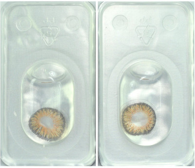 Polo House USA Monthly Contact Lens Honey Colour Zero Power Monthly Contact Lens(0, Honey, Pack of 1)