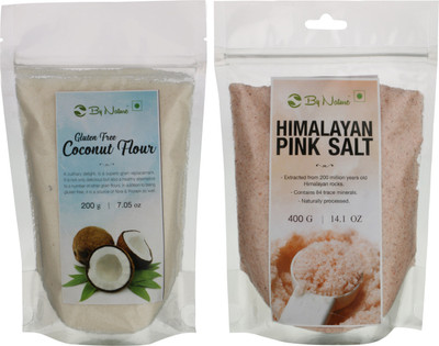 By Nature Chef's Exotic combo - Himalayan Pink Salt & Coconut Flour (Gluten-free) Combo(By Nature Himalayan Pink Salt (400 g) - 1 unit | By Nature Gluten-free Coconut Flour (200 g) - 1 unit)
By Nature Chef's Exotic combo - Himalayan Pink Salt & Coconut Flour (Gluten-free) Combo(By Nature Himalayan Pink Salt (400 g) - 1 unit | By Nature Gluten-free Coconut Flour (200 g) - 1 unit)