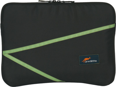 Protecta 14 inch Sleeve/Slip Case(Black, Green)