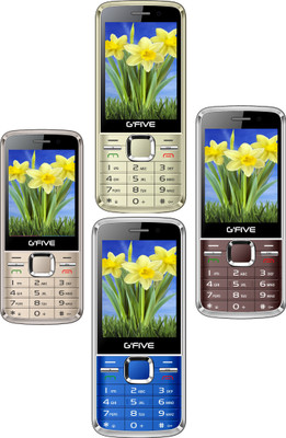 Gfive G9 Combo of Four Mobiles(Coffee $$ Champagne Gold $$ Rose Gold $$ Blue)