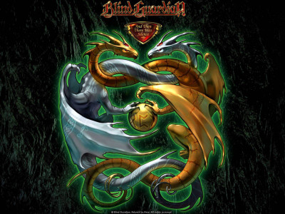 Akhuratha music-blind-guardian-band-music-germany-dragon-gwmwprg Wall Poster Paper Print(12 inch X 18 inch, Rolled)