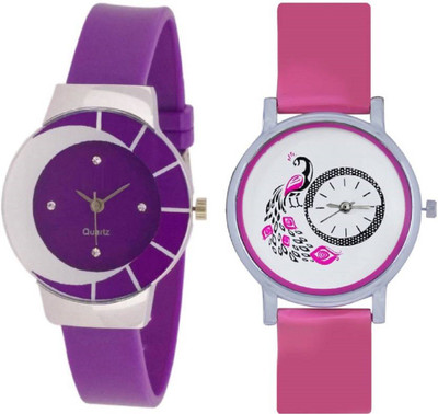 Talgo New Arrival Festive Season Special TG324PL301PK 324-Purple Colour Round Dial Rubber Strap And 301 Pink Colour Round DialMor Rubber Strap (Combo of 2) TG324PL301PK Watch - For Girls
Talgo New Arrival Festive Season Special TG324PL301PK 324-Purple Colour Round Dial Rubber Strap And 301 Pink Colour Round DialMor Rubber Strap (Combo of 2) TG324PL301PK Watch - For Girls
