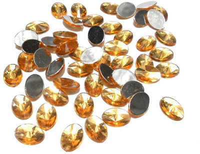 GOELX Kundan Stones Oval Shaped for Crafts, Jewelry Making, Decorations etc. Pack Of 200 Stones - Golden
GOELX Kundan Stones Oval Shaped for Crafts, Jewelry Making, Decorations etc. Pack Of 200 Stones - Golden