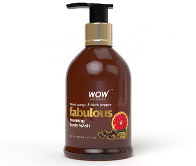 WOW SKIN SCIENCE Fabulous Foaming Body Wash - Blood Orange & Black Pepper Shower Gel(300 ml)
WOW SKIN SCIENCE Fabulous Foaming Body Wash - Blood Orange & Black Pepper Shower Gel(300 ml)