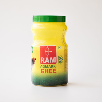 Ram Cow. Ghee 1 L Plastic Bottle
