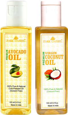 Park Daniel Premium Avocado oil and Virgin Coconut oil combo pack of 2 bottles of 100 ml(200 ml)(200 ml)
Park Daniel Premium Avocado oil and Virgin Coconut oil combo pack of 2 bottles of 100 ml(200 ml)(200 ml)